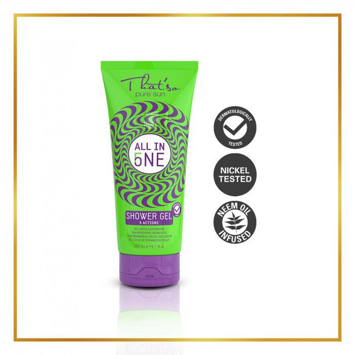 That'so All In One Shower Gel  Enudatiko Entomoapothitiko Afrontouz ga meta tin Iliotherapeia- Diatirisi Mavrismatos 200ml